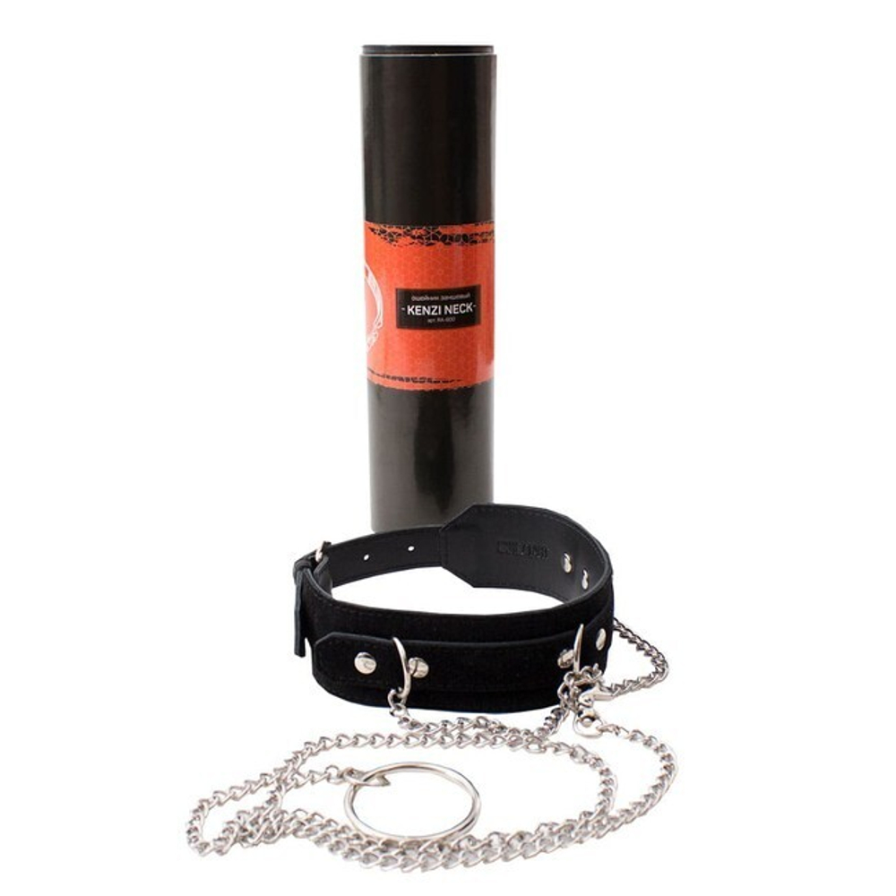 Kenzi Neck Ошейник замшевый (Цвет: черный)
