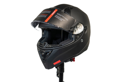 Мотошлем ROQVI DEVIL черный/красный матовый (Мотошлем ROQVI DEVIL черный/красный матовый)