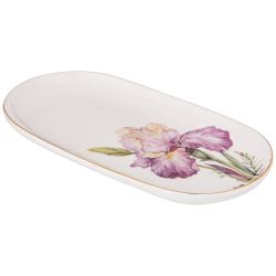 БЛЮДО ОВАЛЬНОЕ LEFARD "IRISES" 20,5 СМ (КОР=60ШТ.)