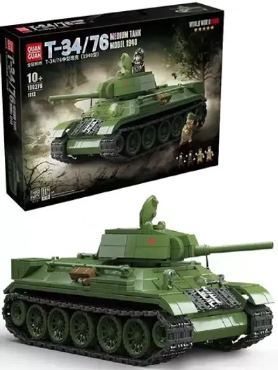 Конструктор Советский средний танк 1013 деталей