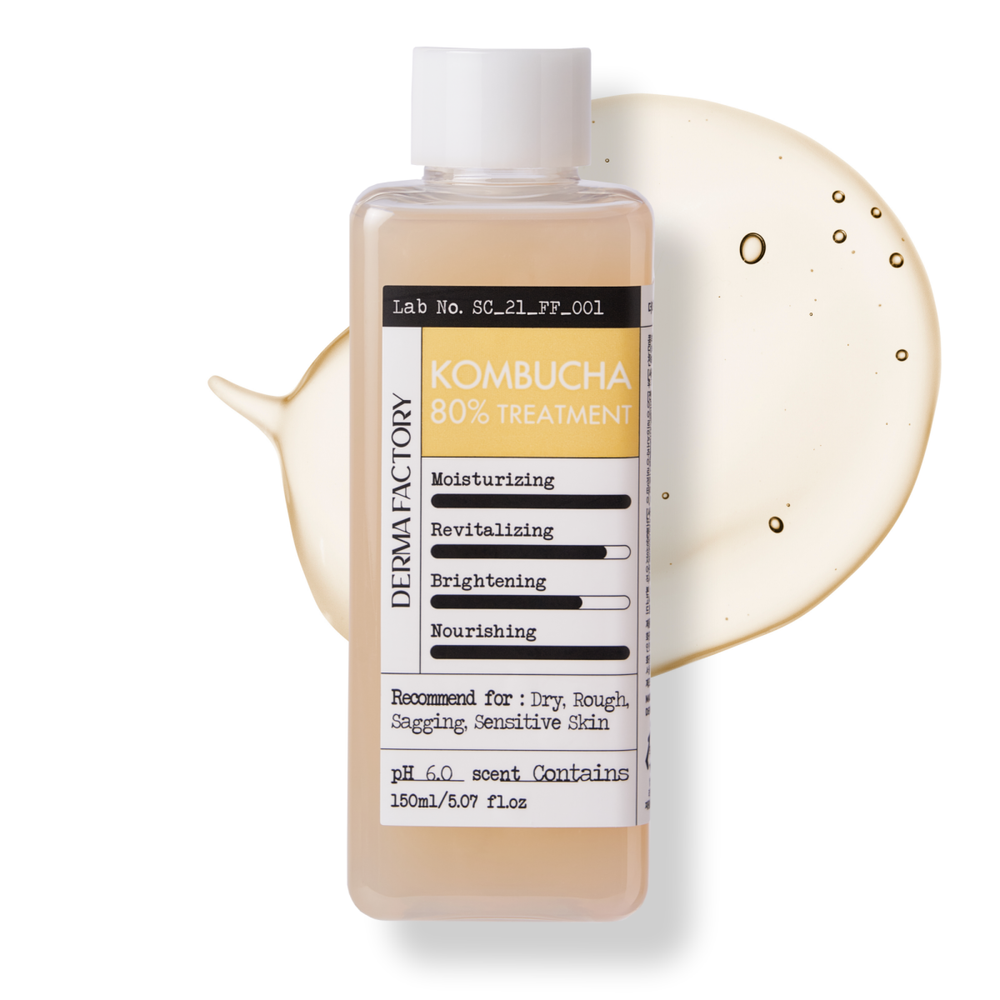 Derma Factory Питательная тонер-эссенция с 80% чаем комбуча Kombucha 80% Treatment