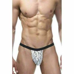 Мужские трусы джоки белые кружевные La Blinque LB15212