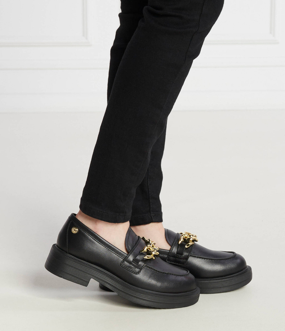 Кожаные лоферы Love Moschino - черный(JA10464G0HIA0)