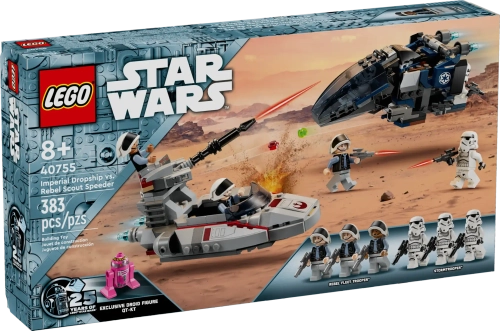 Конструктор LEGO Star Wars 40755 Имперский десантный корабль против Повстанческого разведывательного спидера