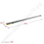 STAYER 2.5 м, Правило штукатурное, Professional (10745-2.5)