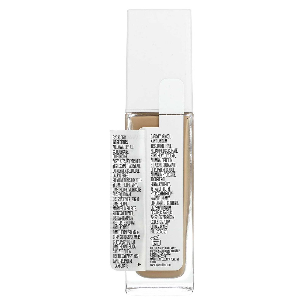 Maybelline, Super Stay, тональный крем для активного образа жизни, оттенок 129 бежевый, 30 мл (1 жидк. унция)