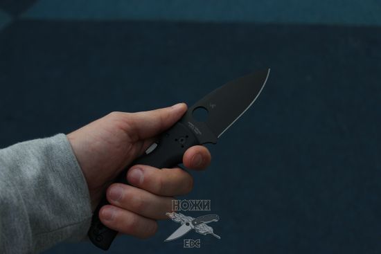 Складной нож Spyderco Shaman 229GPBK c клинком из стали CPM-S30V, рукоять G10