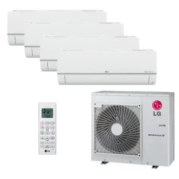 Мультисплит система на 4 комнаты LG PM07SP x 4 / MU4M25