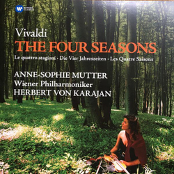 Виниловая пластинка Vivaldi Anne Sophie Mutter, Wiener Philharmoniker, Herbert Von Karajan The Four Seasons Le Quattro Stagioni Die Vier Jahreszeiten Les Quatre Saisons