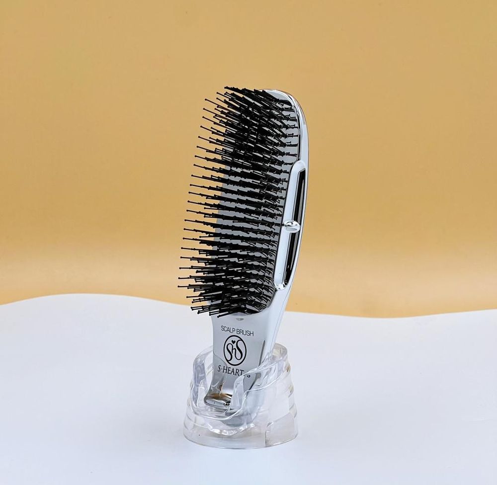S-HEART-S Подарочный набор с расческой Scalp Brush «CRANE OF BEAUTY» и чехлом