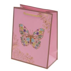 GAEM Пакет подарочный (бумага 210г/м2, блок 12шт), L18 W10 H23 см, 4в.