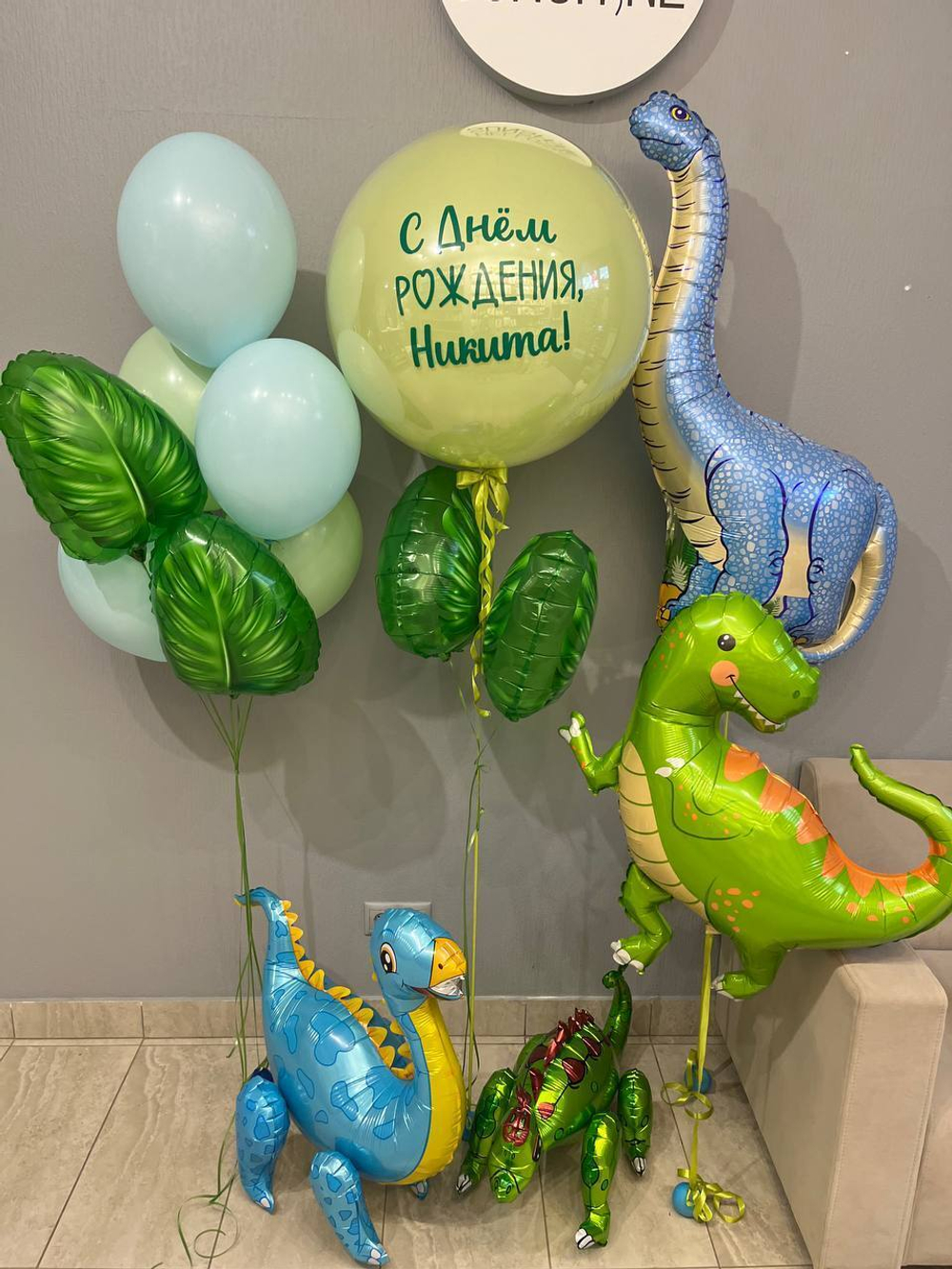 Набор шаров Динозавры