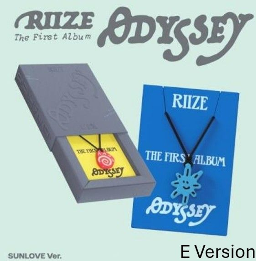 Альбом RIIZE - ODYSSEY 1st Album SUNLOVE LIMITED Edition E Version