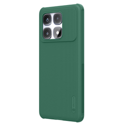 Усиленный чехол зеленого цвета (Dark Green) от Nillkin для Xiaomi Redmi K70 Ultra, серия Super Frosted Shield Pro