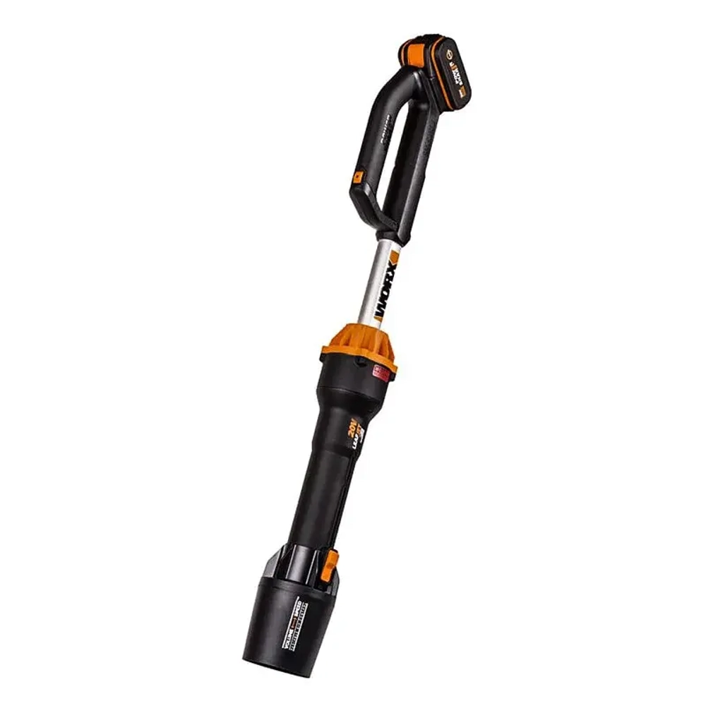WORX WG543E 20В аккумуляторная воздуходувка бесщеточная (1 x 4 Ач, ЗУ) 42.5 м/с