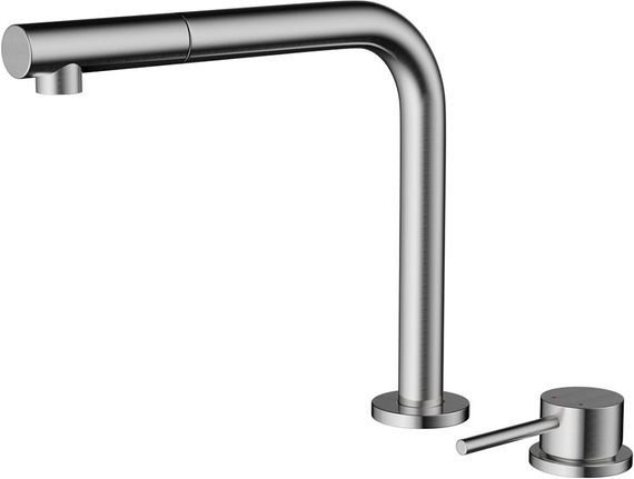 Смеситель Omoikiri Nara 2 Plus-S-BN латунь/нержавеющая сталь