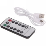 Фигура световая «Искра» 49 см с пультом, 100 ламп LED, 8 режимов на батарейках + USB питание, Теплый белый