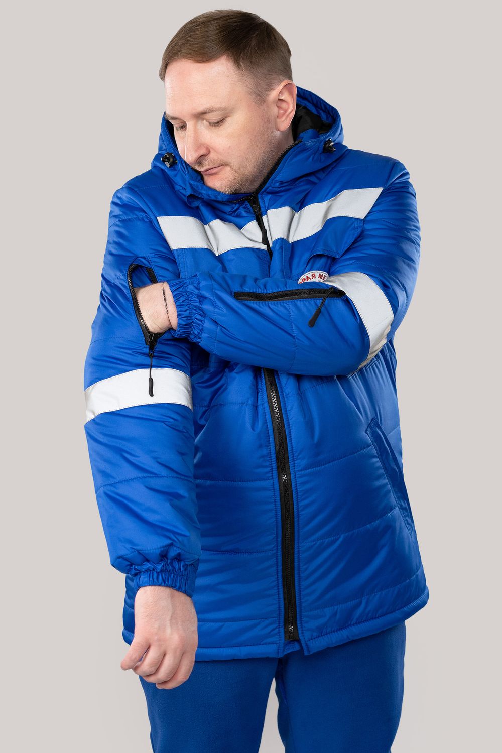 Куртка утепленная мужская Скорая Помощь MedicLine (Dewspo)