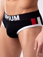 Мужские трусы-слип с внутренним карманом (Размер: XXL) (Цвет: черный)