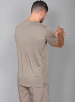 Мужская футболка RS Performance Tee Side Mesh Solid Taupe/White (232M000105/000)