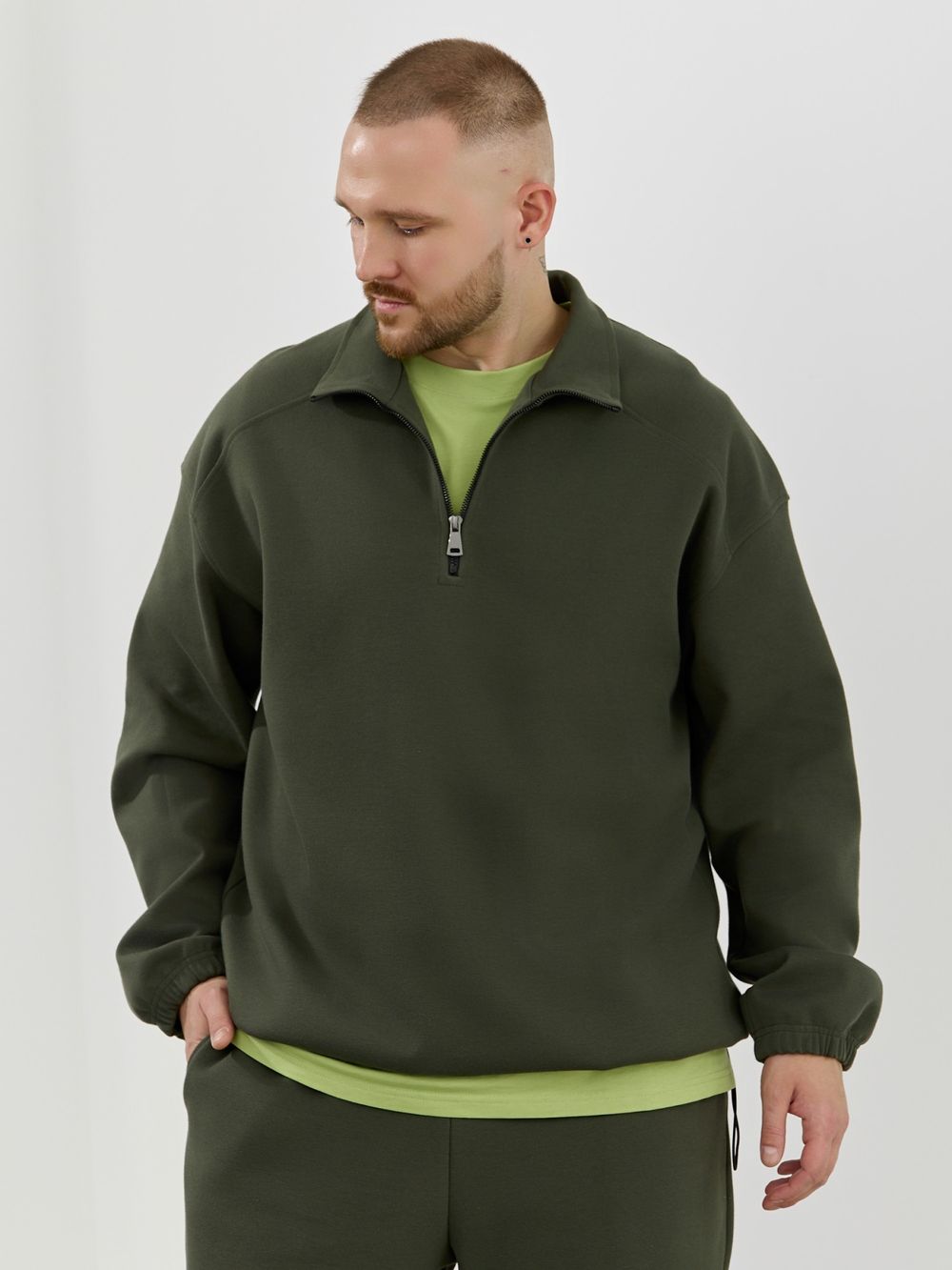 Толстовка мужская Интер-1 Виотекс ХАКИ