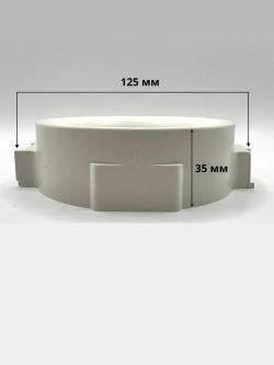 Светильник потолочный светодиодный встраиваемый GХ53 белый точечный спот круглый безрамочный