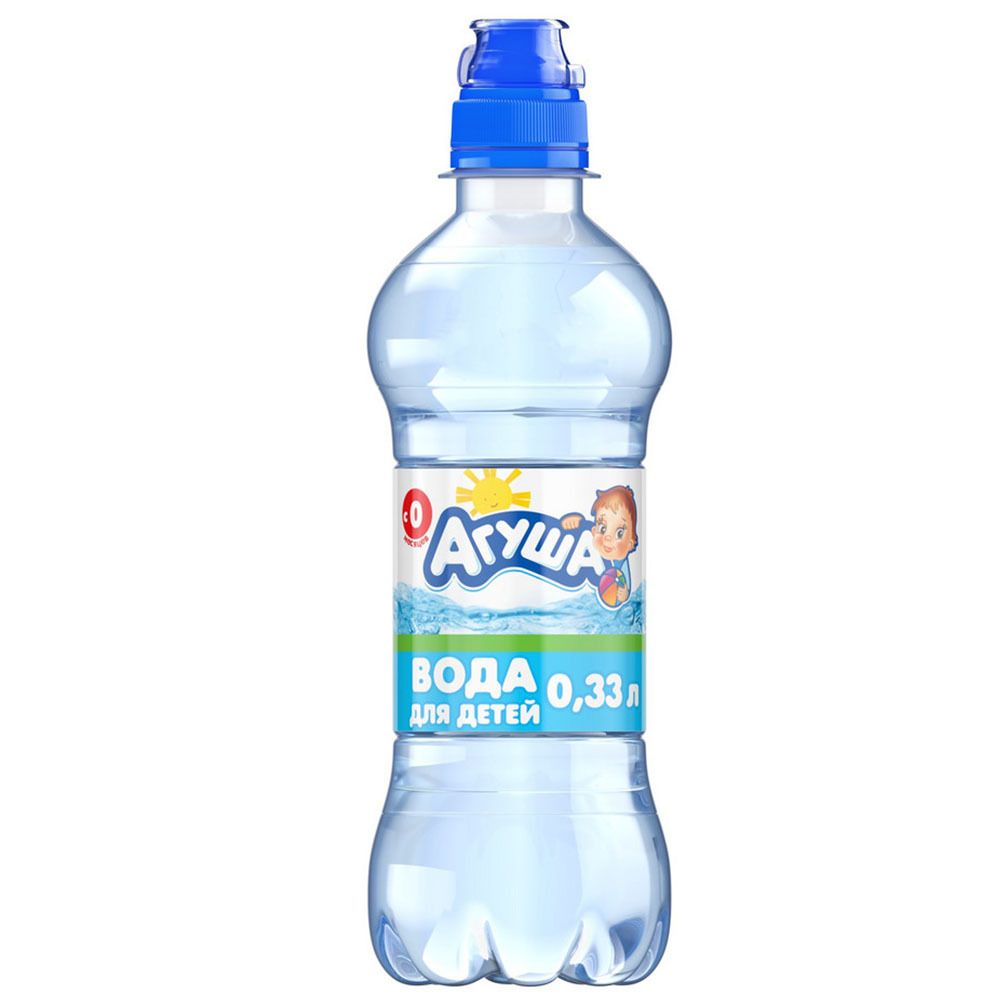 Вода питьевая, детская, Агуша, 0,33 л