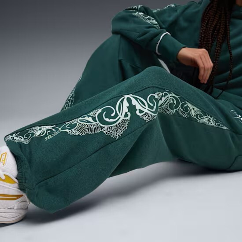 PUMA X HARRY POTTER СПОРТИВНЫЕ БРЮКИ, ЗЕЛЕНЫЙ