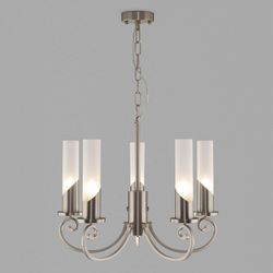 Подвесная люстра Eurosvet Banci 60117/5 никель