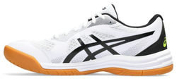 Мужские кроссовки для бадминтона/сквоша Asics Upcourt 5 - white/safety yellow