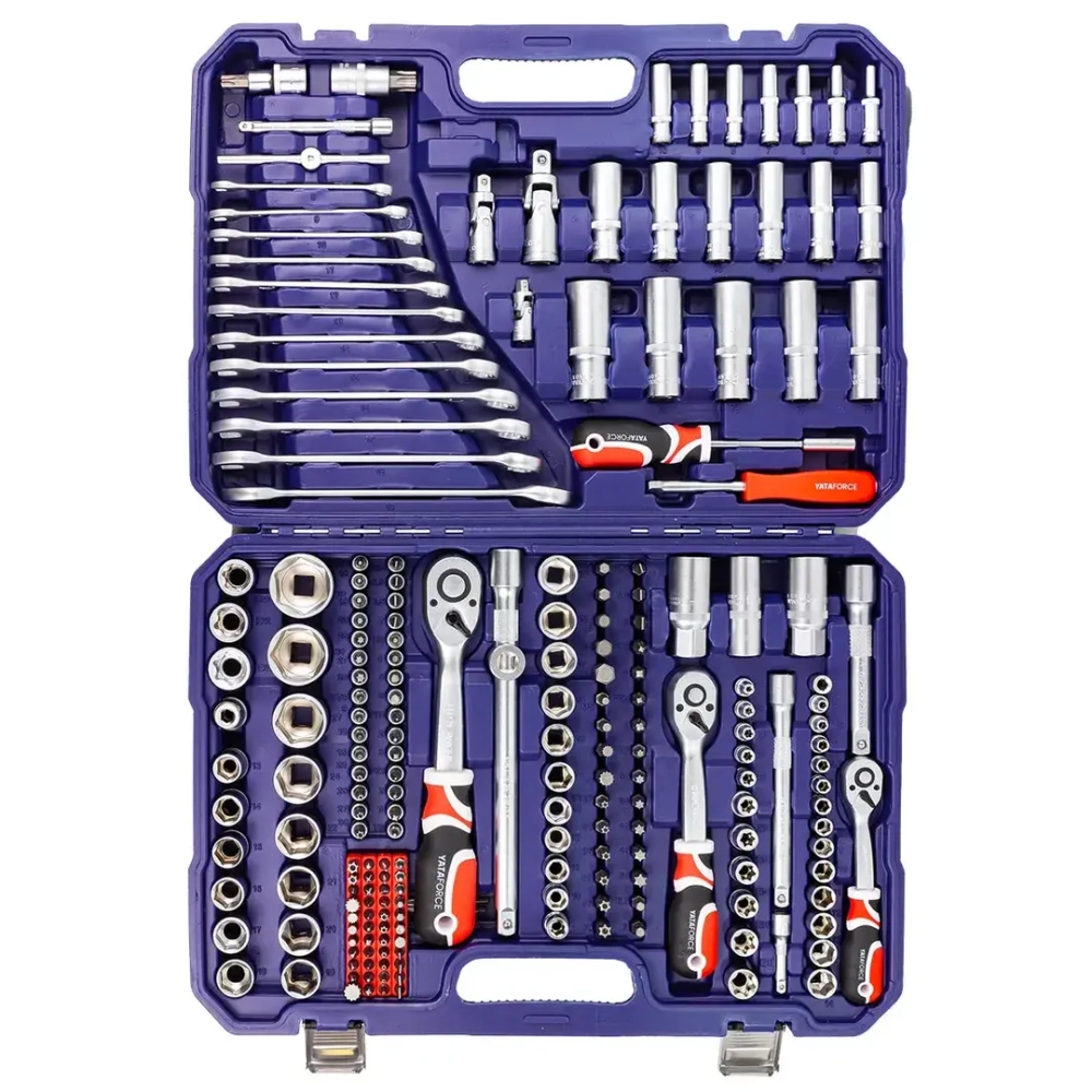 Набор инструментов 216пр. 1/4'', 3/8'', 1/2''(6гр.)(4-32мм) YATAFORCE YF-38841