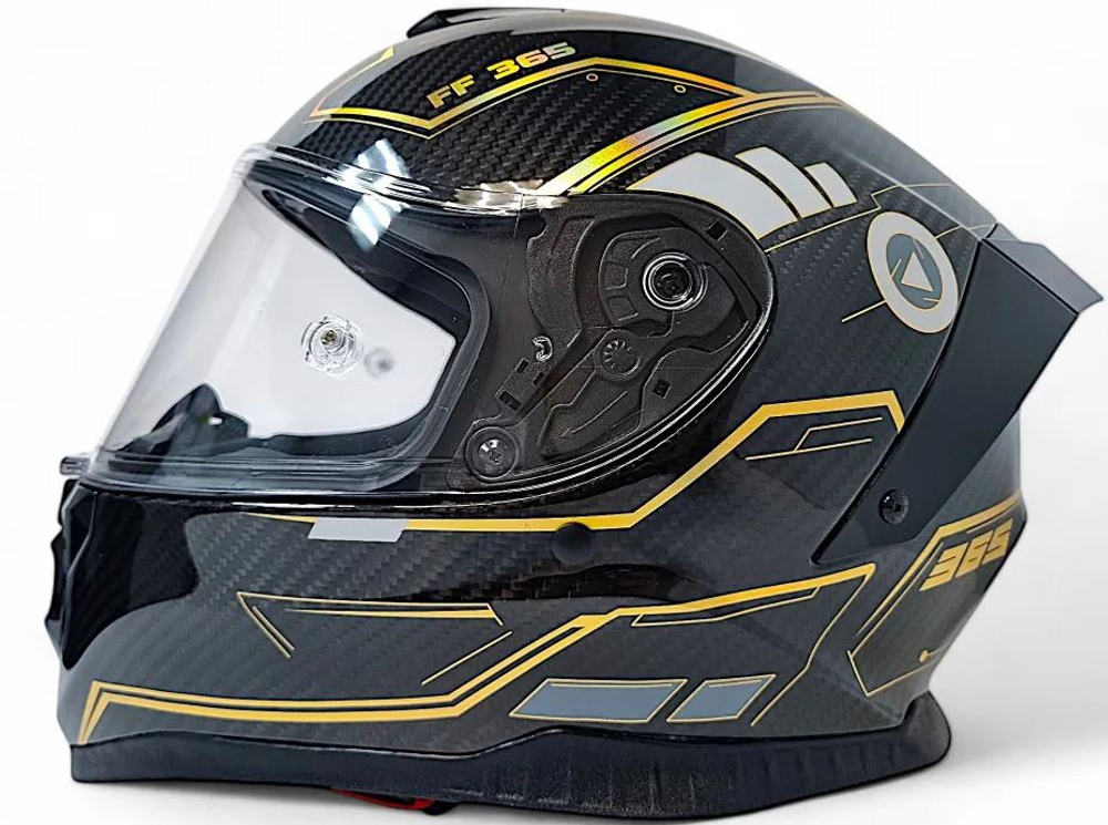 Шлем AiM RH365 Carbon KAIQI GOLDEN