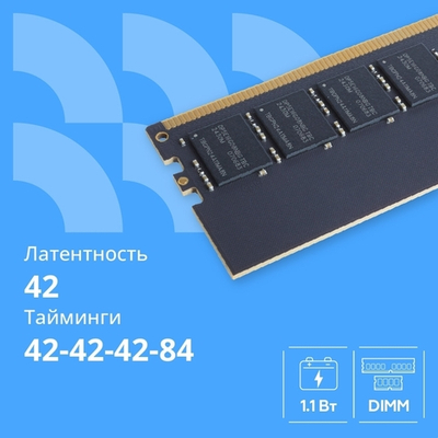 Оперативная память CBR DDR5 DIMM (UDIMM) 16GB CD5-US16G52M42-01 PC5-41600, 5200MHz, CL42, 1.1V