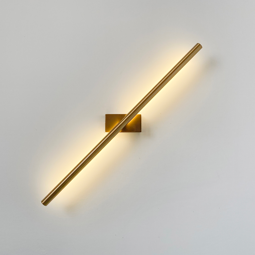 Бра Cloyd LINEAS-B W1 / выс. 60 см- 4000K - латунь (арт.20219)