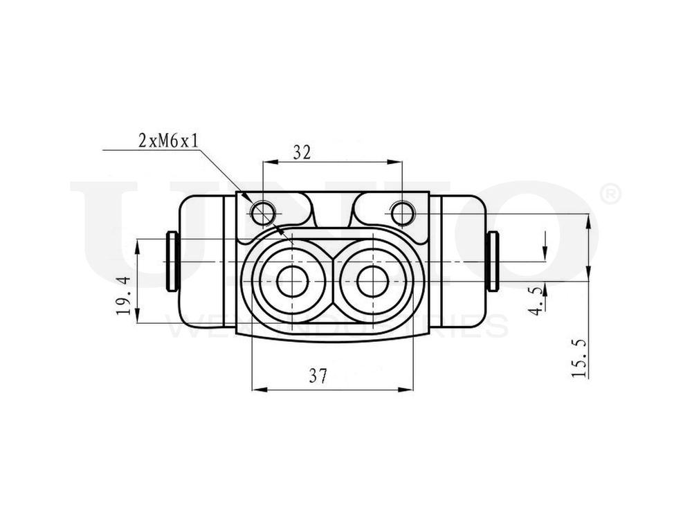 Цилиндр тормозной колесный UNIO BRC-20507