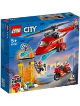 Конструктор LEGO City Fire 60281 Спасательный пожарный вертолёт