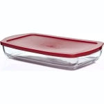Посуда для СВЧ лоток прямоуг. б/крышки 2 л (33.6*19*5 cм)