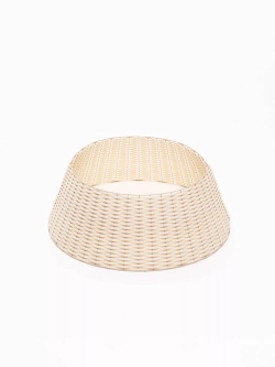 Корзина под елку Премиум Царская Лоза 65*48*30 см., разборная, бри, ЕлкиТорг (65-239)