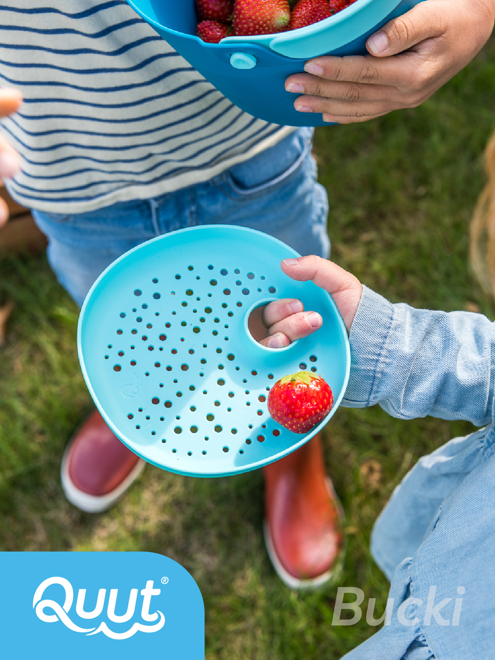 Ведёрко с ситом Quut Bucki