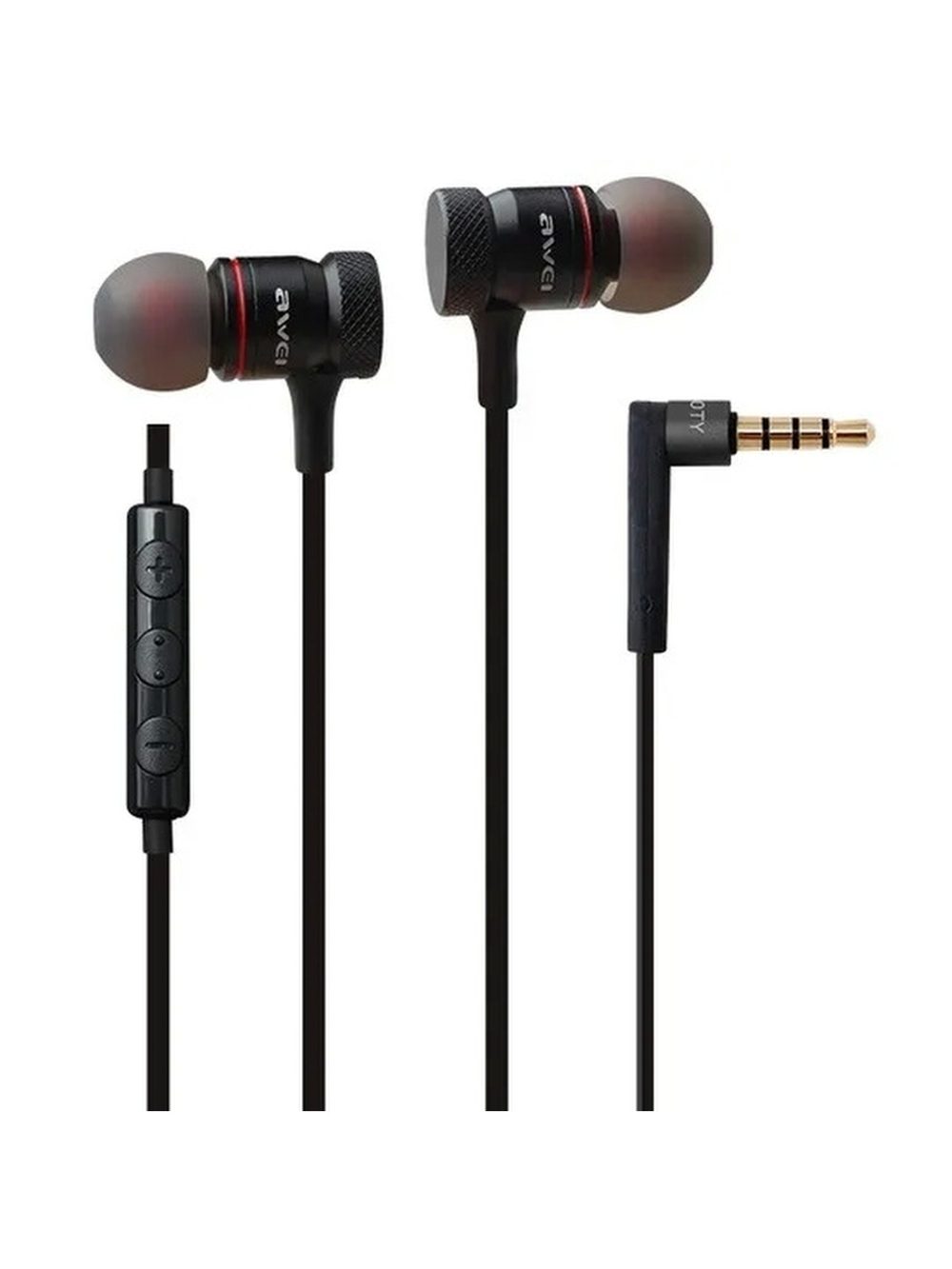 Наушники проводные с микрофоном + пульт Awei ES-70TY