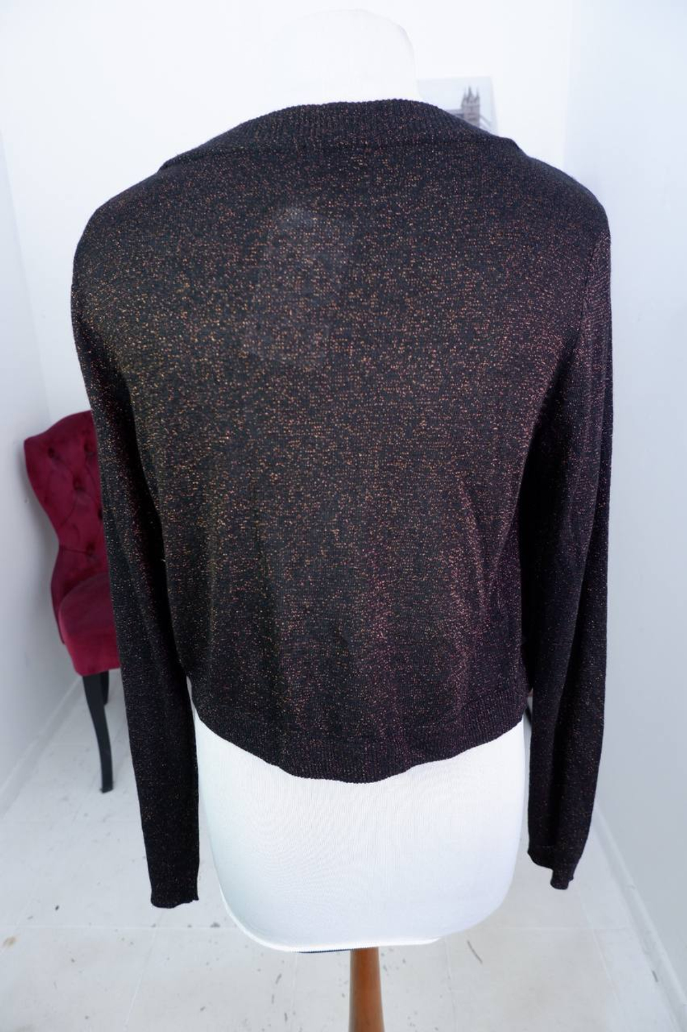 Кардиган In Extenso блестящий, маркировка L, визуально на 48 размер