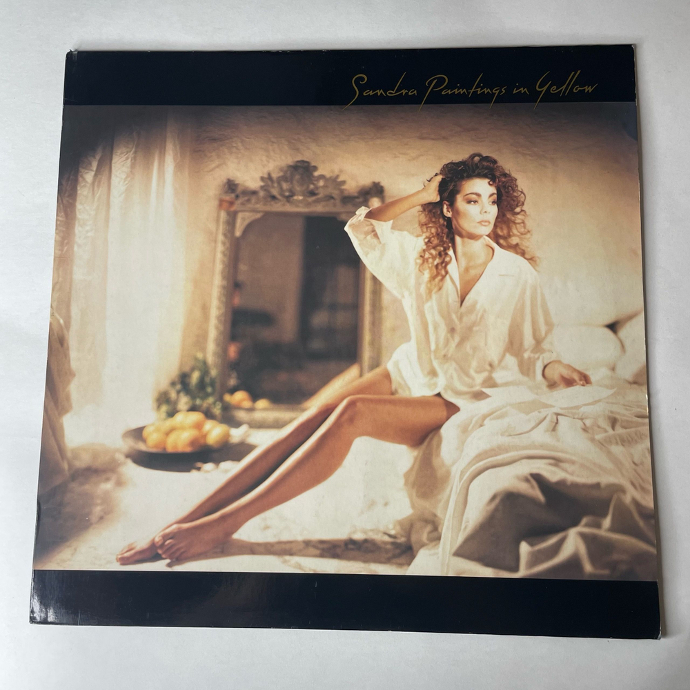 Винтажная виниловая пластинка LP Sandra Сандра, Paintings In Yellow (Германия 1990)
