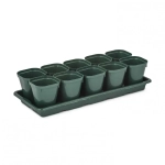 Набор д/рассады (10 стаканов 0,3л)(с поддоном) (комплект 10 шт)
