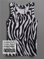 Майка для девочки на лето в рубчик