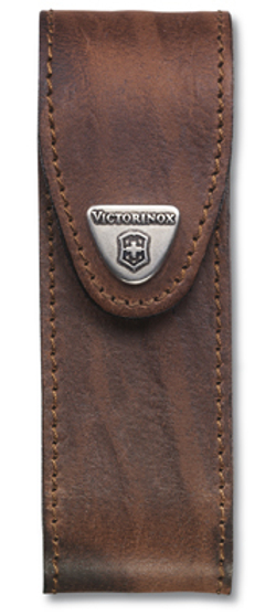 Чехол кожаный Victorinox для ножа 111 мм толщиной 4-6 уровней, коричневый