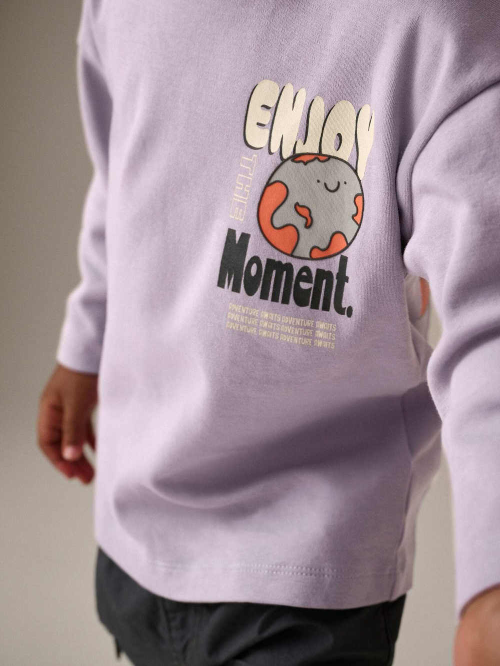 Лонгслив для мальчика Next B20-716, Сиреневый