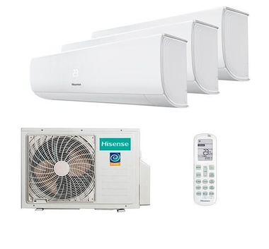 Мульти сплит-система Hisense на 3 комнаты (20+20+20 кв.м.) Smart