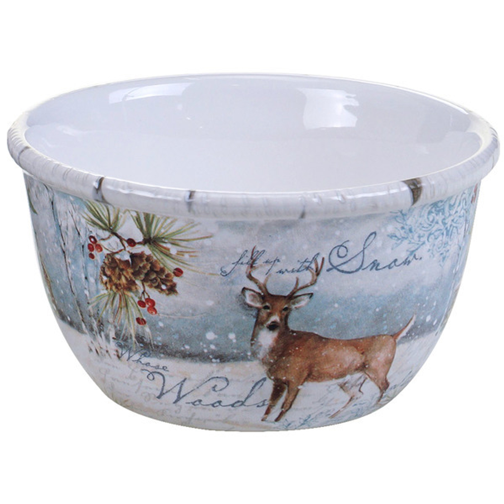 Салатник индивидуальный Certified Int. Зимний домик 14см