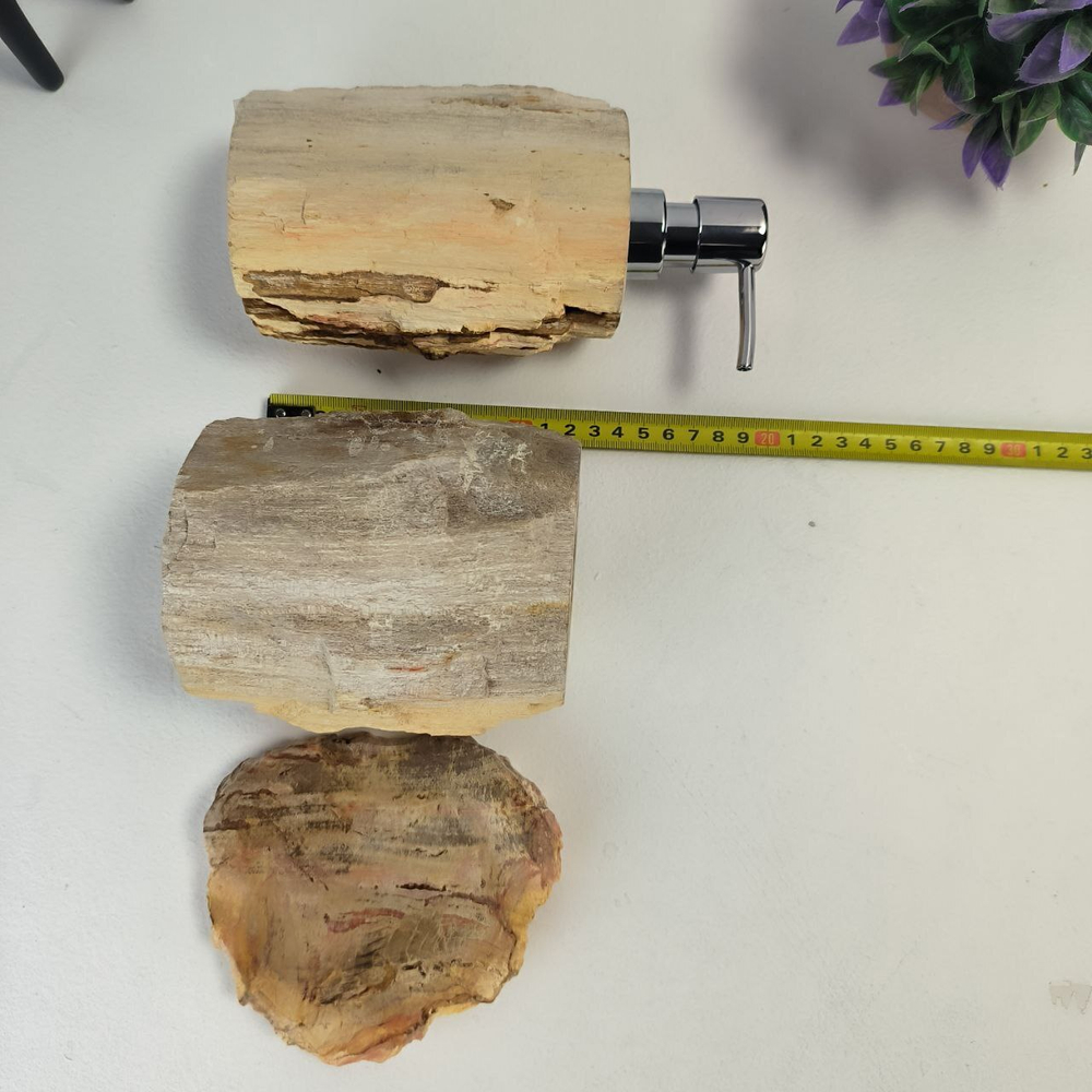 Набор из окаменелого дерева 4 предм Fossil Set NF-63062 поднос 29см*43см