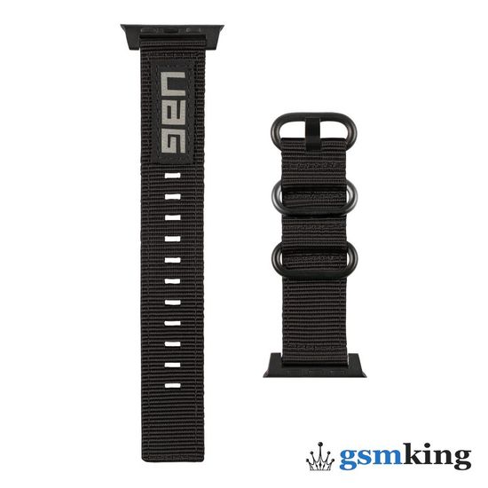 UAG Nato Eco Strap for Apple Watch 42|44|45mm Black (Чёрный)19148C114040